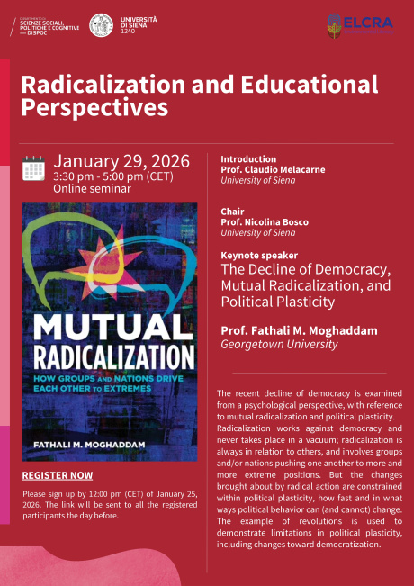 Webinar "Radicalization and Educational Perspectives January"
