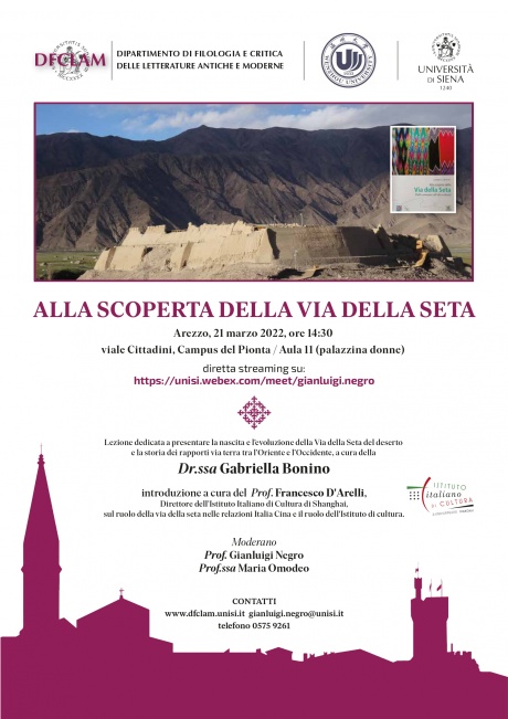 Arezzo: "Alla scoperta della Via della Seta" Arezzo: "Alla scoperta della Via della Seta"