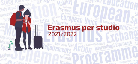 Aperto il bando per la mobilità Erasmus 2021-2022