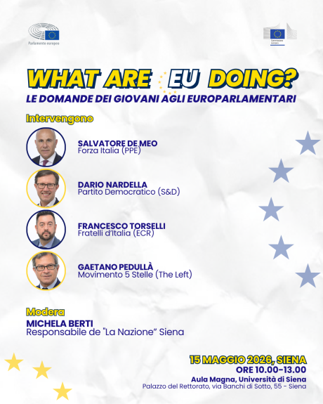 What are Eu doing? - Le domande dei giovani agli europarlamentari What are Eu doing? - Le domande dei giovani agli europarlamentari
