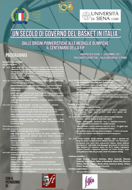 Un secolo di governo del basket in Italia