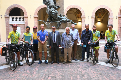“Bike to Rome” a Siena