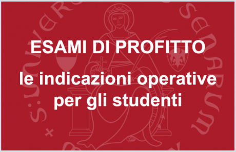 Esami di profitto: indicazioni operative per gli studenti