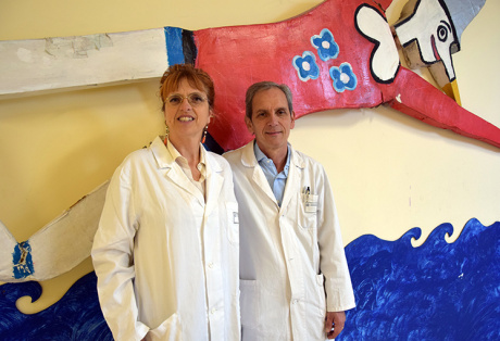 professoressa Alessandra Renieri e dottor Roberto Canitano professoressa Alessandra Renieri e dottor Roberto Canitano