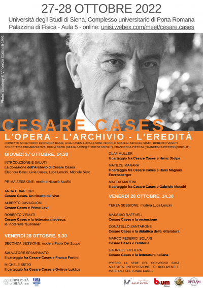 Convegno dedicato a Cesare Cases