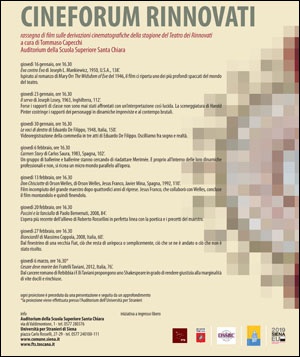 Locandina Cineforum Rinnovati Locandina Cineforum Rinnovati