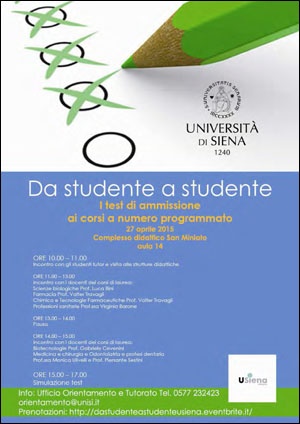 Da studente a studente Da studente a studente