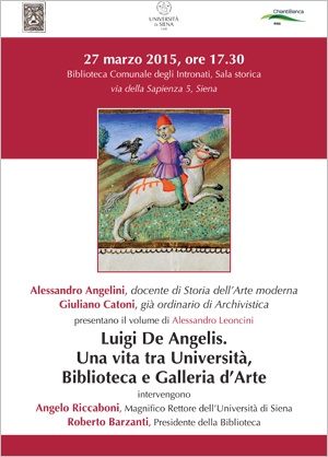 presentazione volume Luigi De angelis