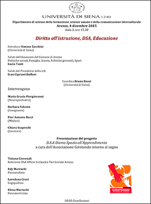 "Diritto all’istruzione, DSA, Educazione"