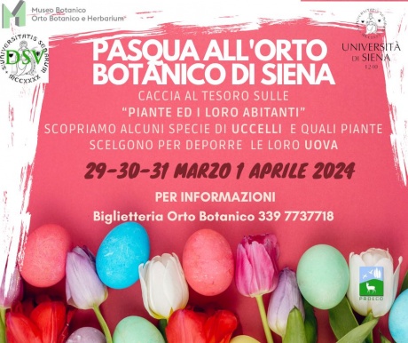 Pasqua all'Orto botanico di Siena