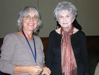 Laura Ferri con il Premio Nobel 2013 Alice Munro 