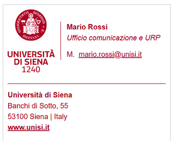 esempio firma