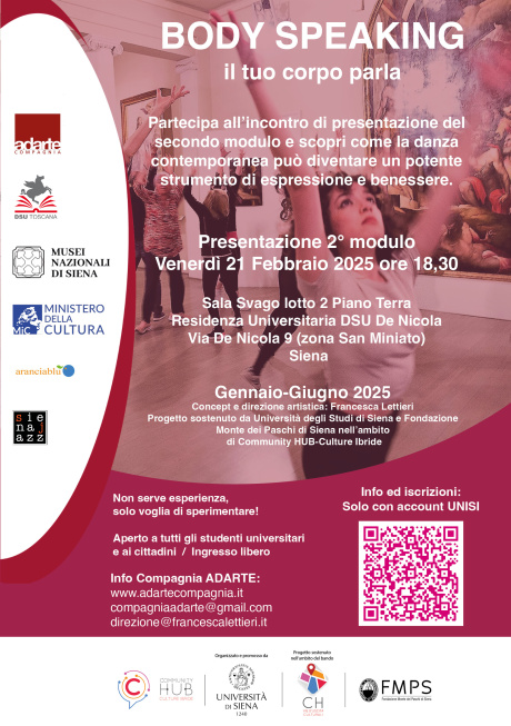 progetto “Body Speaking – Il tuo corpo parla”
