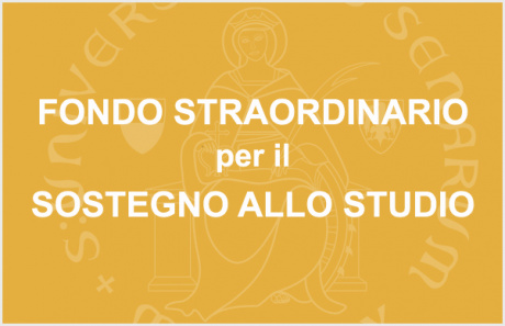 bando per il Fondo straordinario per il sostegno allo studio