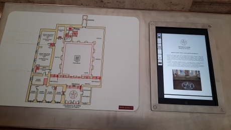 Inaugurate le mappe tattili all’Università di Siena