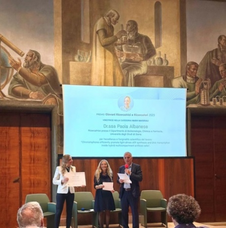 A ricercatrice dell’Università di Siena il Premio "Giovani Ricercatori e Ricercatrici 2023"