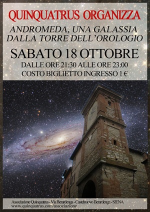 Andromeda, una galassia dalla Torre dell'Orologio!