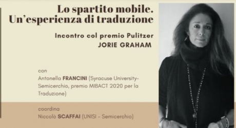 Incontro col premio Pulitzer Jorie Graham