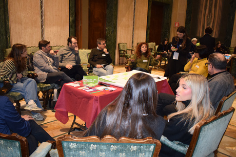 foto un momento dell’incontro del gruppo di partecipanti