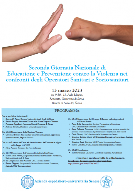 parte della locandina dell'evento