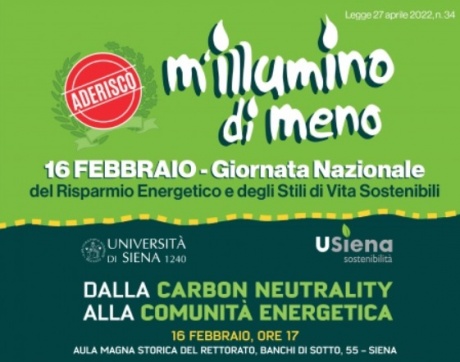 Su Canale 3 Toscana l'evento "M'Illumino di meno"