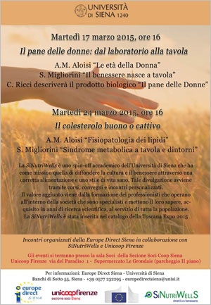 incontri alimentazione sinutriwells