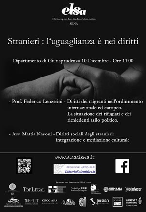 "Stranieri: l'uguaglianza è nei diritti"