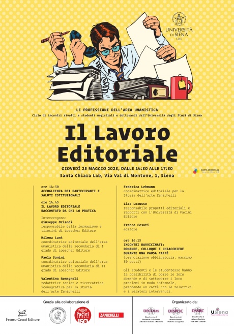 Le professioni dell'area umanistica: "Il lavoro editoriale"