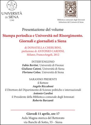locandina volume professoressa Cherubini