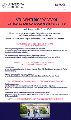 "Studenti ricercatori. La ricerca per conoscere e intervenire"