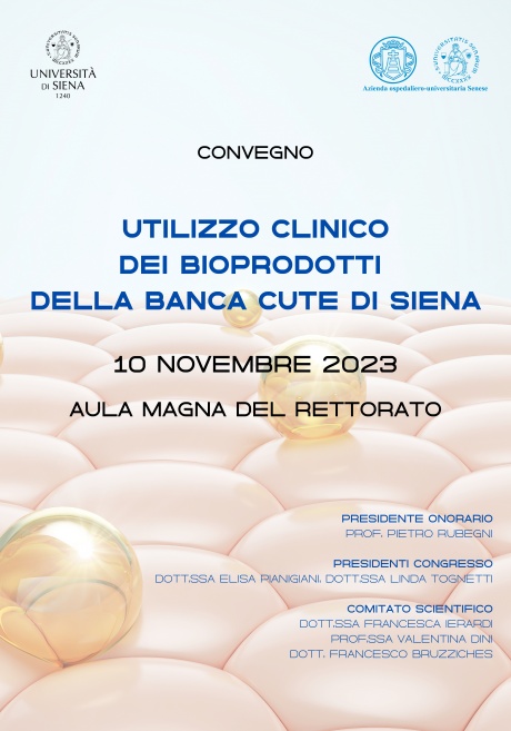 Utilizzo clinico dei bioprodotti della Banca cute di Siena