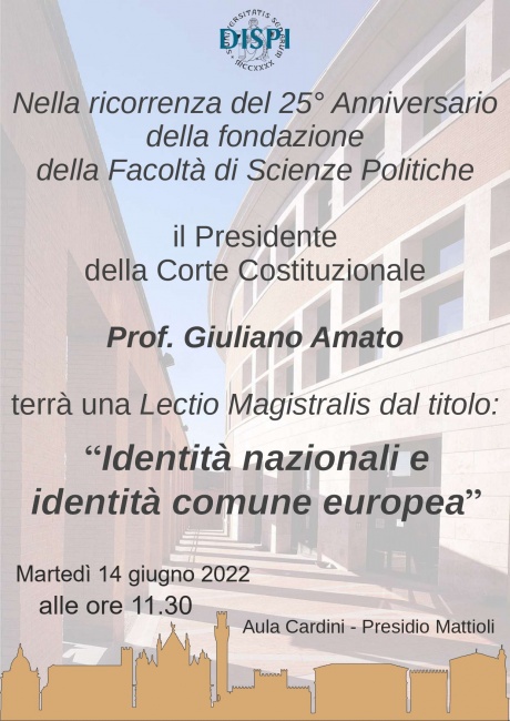 lectio magistralis prof. Giuliano Amato