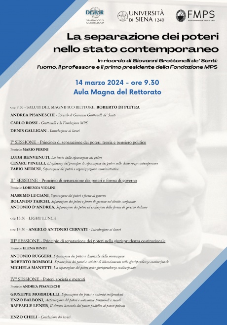 La separazione dei poteri nello stato contemporaneo