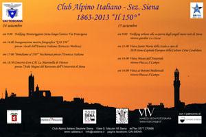 Locandina 150° Cai Siena