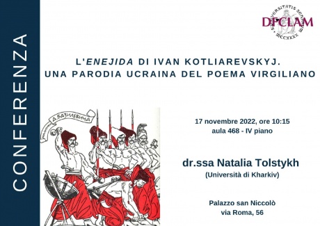 L'Enejida di Ivan Kotliarevskyj. Una parodia ucraina del poema virgiliano L'Enejida di Ivan Kotliarevskyj. Una parodia ucraina del poema virgiliano