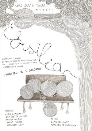 Locandina spettacolo teatrale "Ersilia"