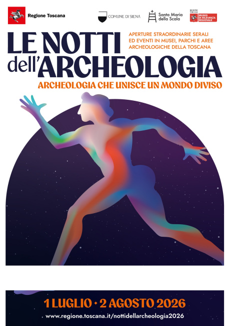Notti dell'Archeologia 2026 al Santa Maria della Scala Notti dell'Archeologia 2026 al Santa Maria della Scala