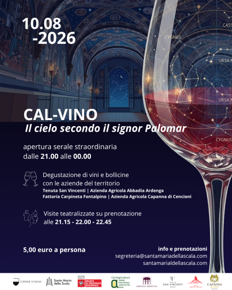 "Cal-vino. Il cielo secondo il signor Palomar" "Cal-vino. Il cielo secondo il signor Palomar"
