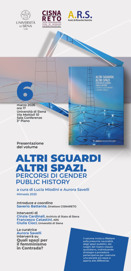 presentazione del volume “Altri sguardi, altri spazi” presentazione del volume “Altri sguardi, altri spazi”