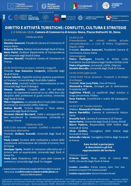 Convegno “Diritto e attività turistiche”