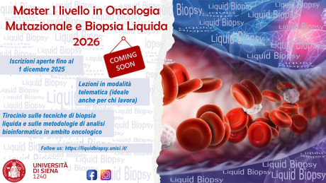 master di I livello in Oncologia Mutazionale e Biopsia Liquida 2026