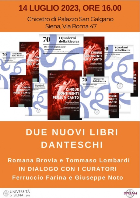 Presentazione di due nuovi libri danteschi