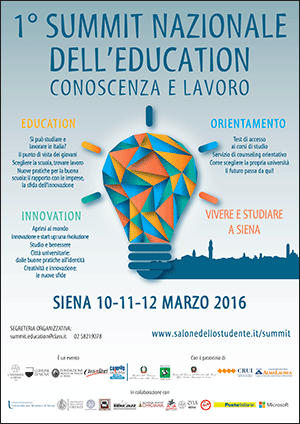 1° summit nazionale education