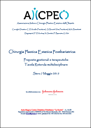 Tavola rotonda su Chirurgia plastica estetica postbariatrica Tavola rotonda su Chirurgia plastica estetica postbariatrica