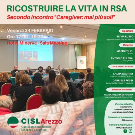 “Caregiver: mai più soli”. Ricostruire la vita in RSA