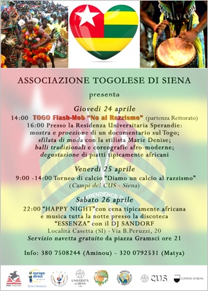 locandina festa Togo