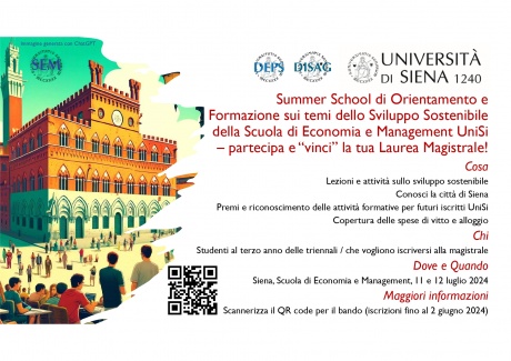 Summer School di orientamento e formazione della Scuola Sem sullo sviluppo sostenibile