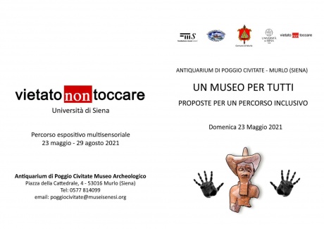 All'Antiquarium di Murlo presentazione del progetto "Un museo per tutti. Proposte per un percorso inclusivo" All'Antiquarium di Murlo presentazione del progetto "Un museo per tutti. Proposte per un percorso inclusivo"