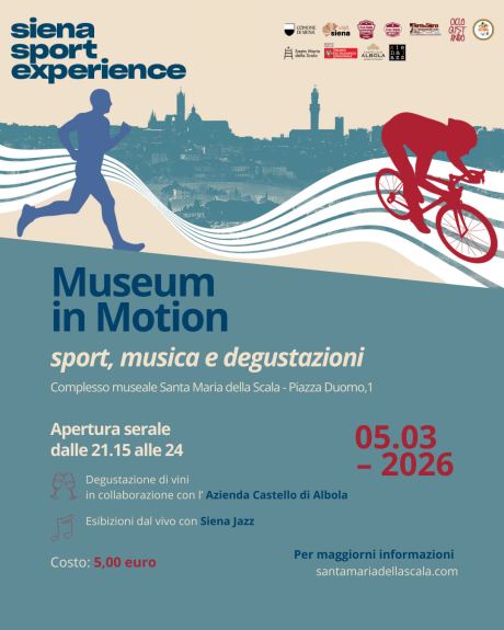 Museo in movimento: al Santa Maria della Scala sport, musica e degustazioni
