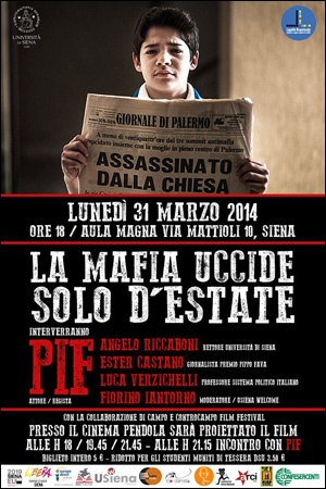 Locandina La mafia uccide solo d'estate